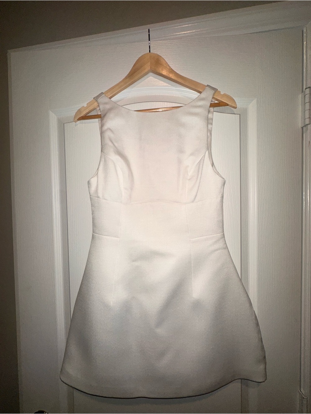 Showpo White Sleeveless Mini A-Line Dress